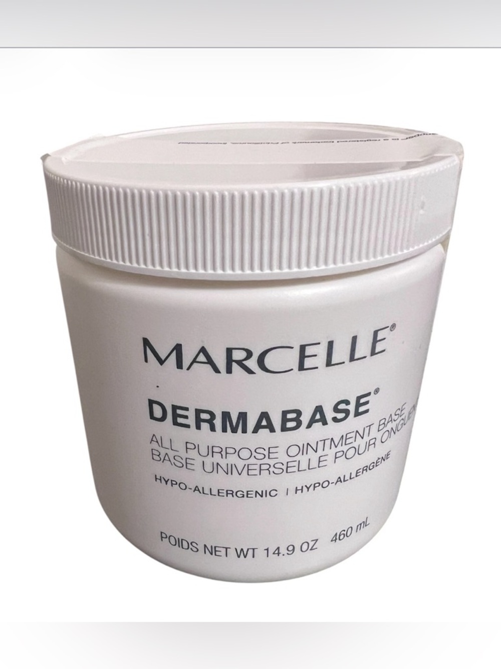 Marcelle Dermabase Cream 460ml Hypoallergenic NEW